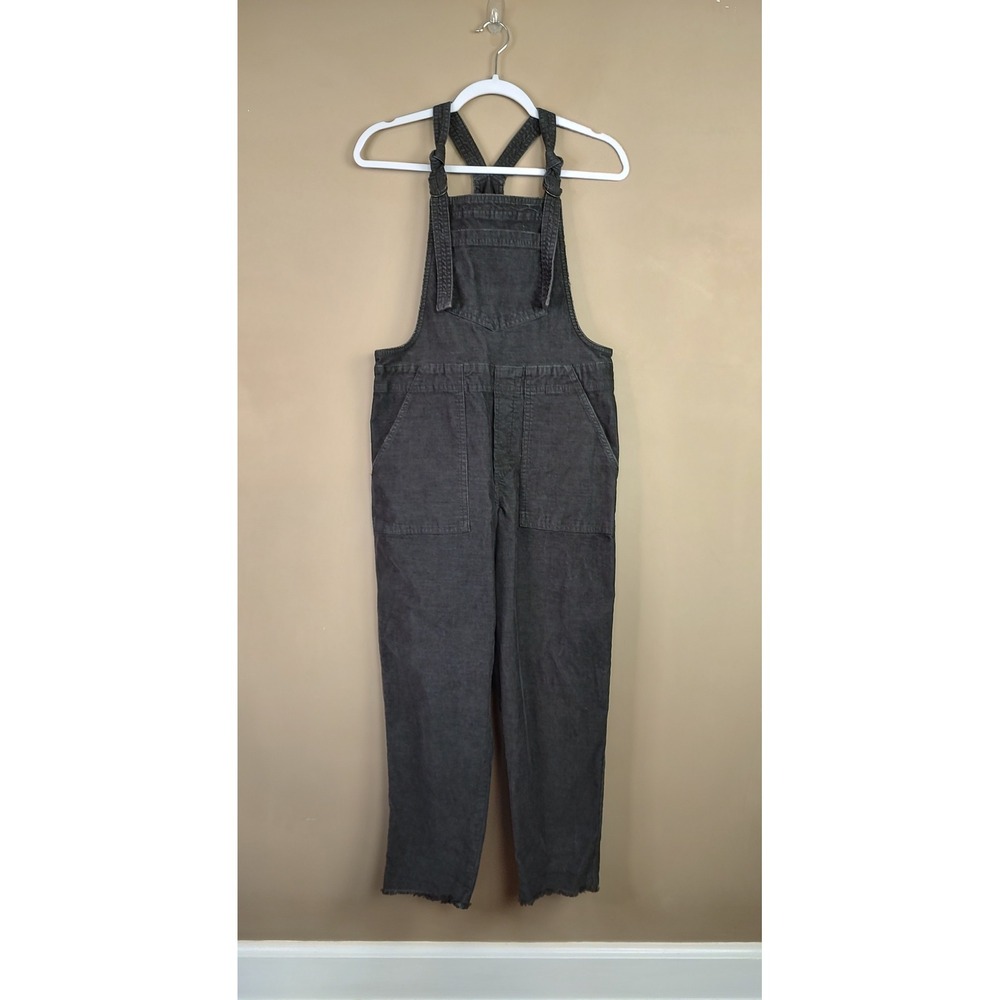 Aerie Corduroy Overalls Frayed Hem boho grunge cottagecore utility retro 90s‎